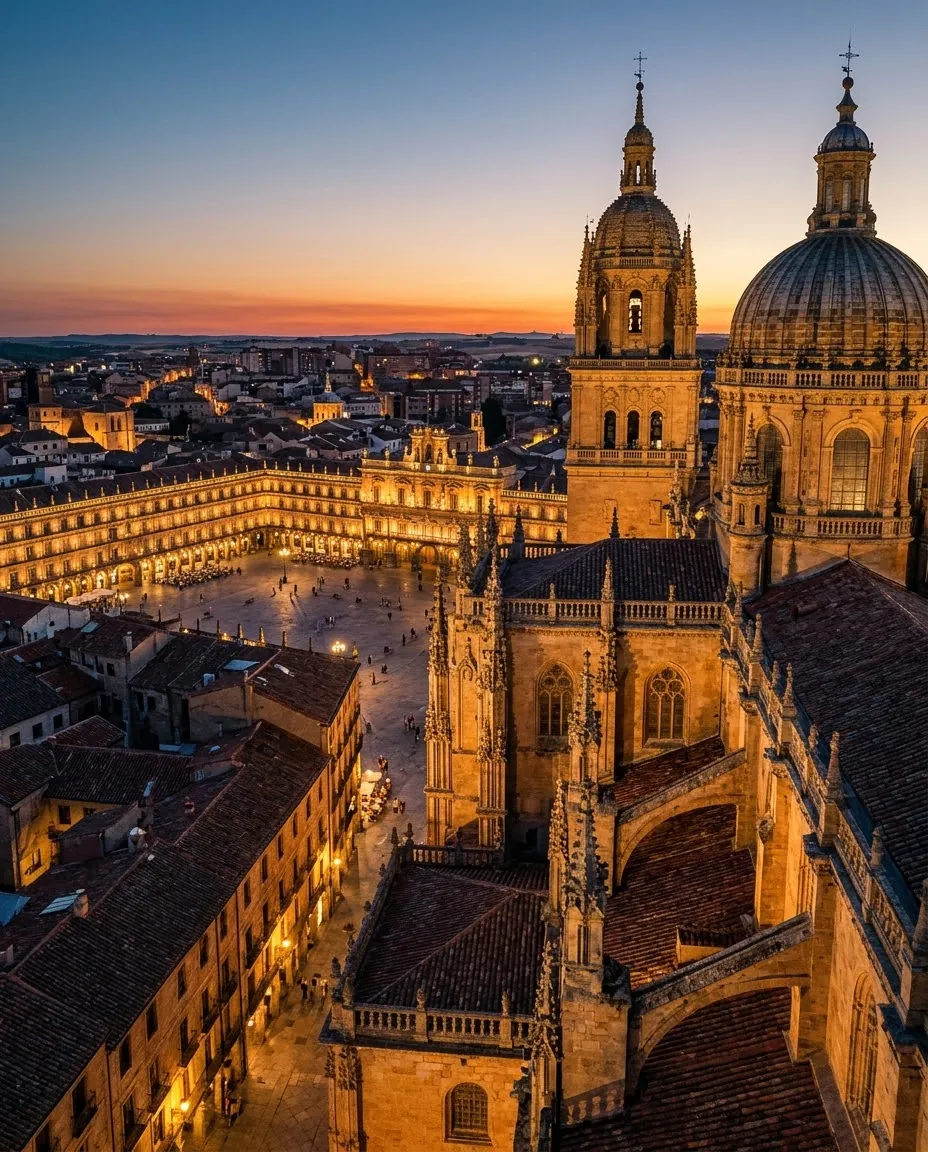 Salamanca ao entardecer